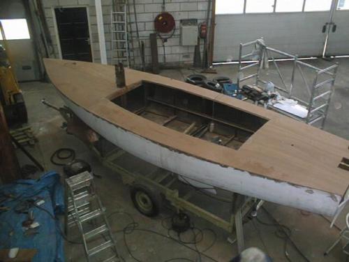 Restauratie Fly Tour  19m² open zeilboot