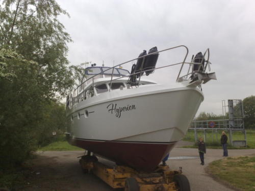 Schilderwerk casco Turfschip